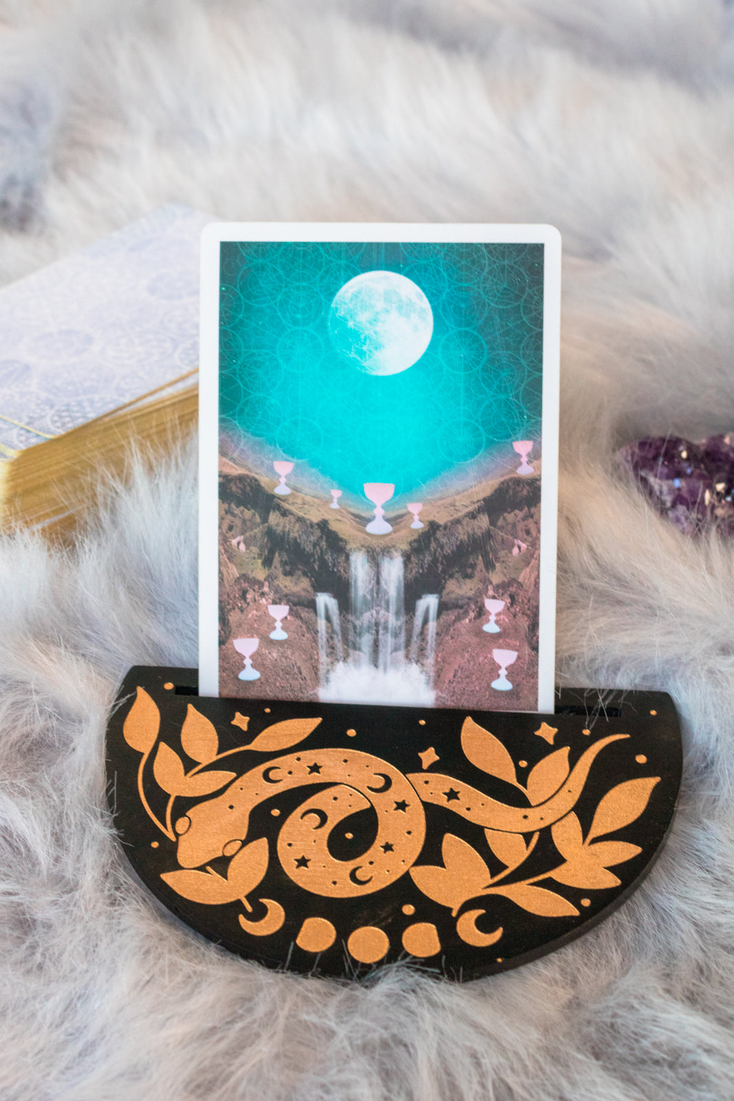 Cosmic Serpent Tarot & Oracle Card Holder