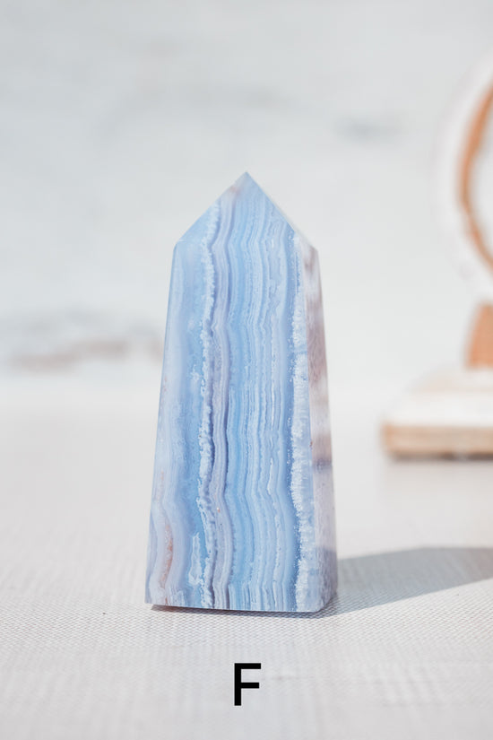 blue lace agate point f