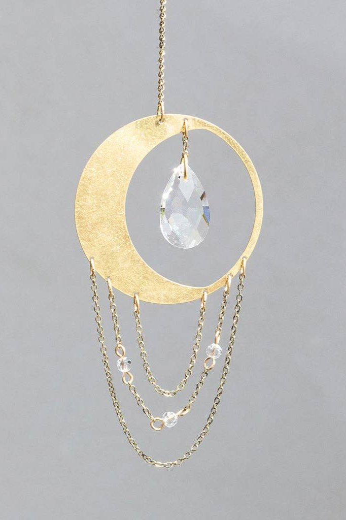 Crescent Moon Mini Suncatcher