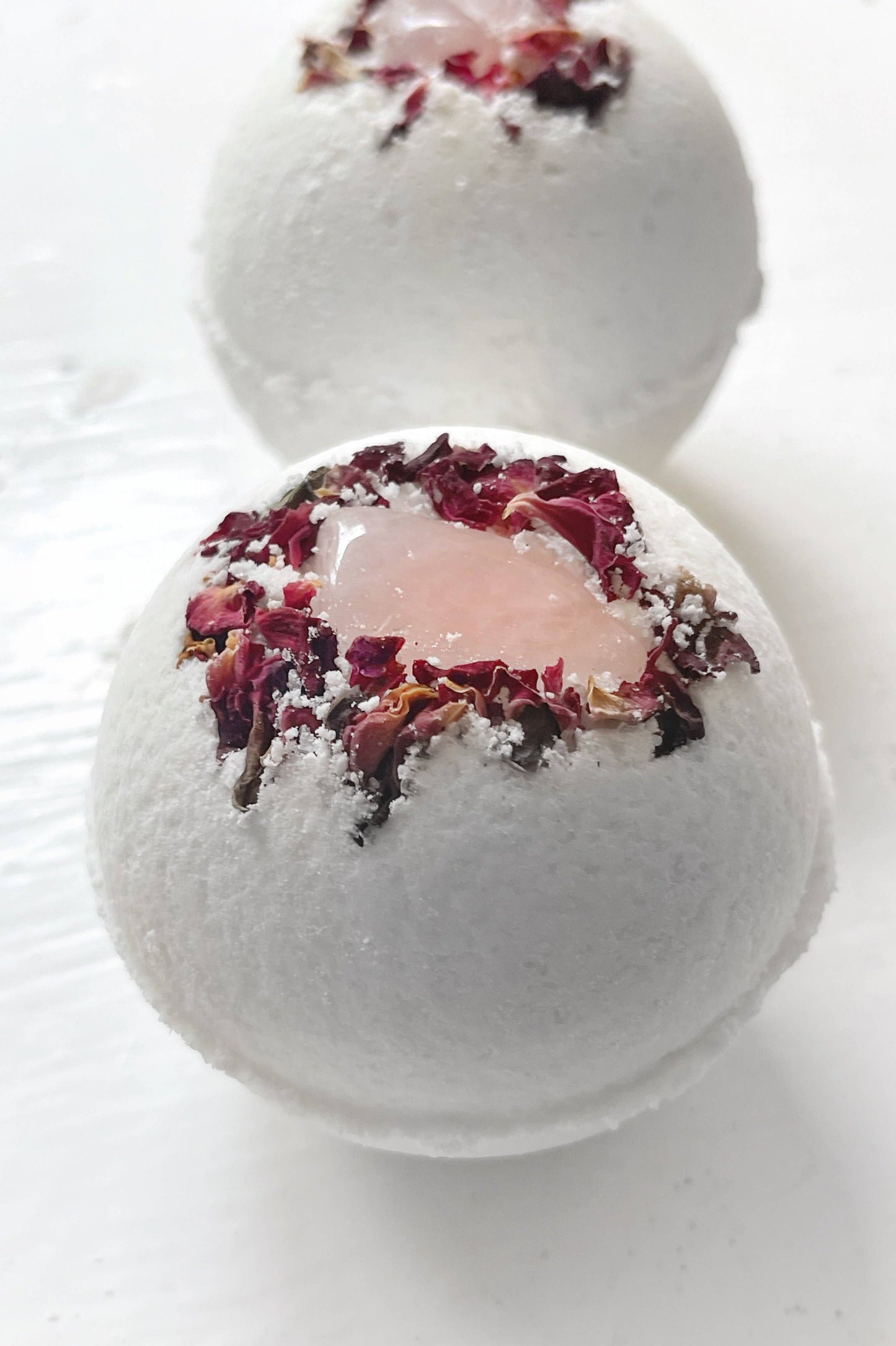 Rose Quartz & Rose Bath Bomb