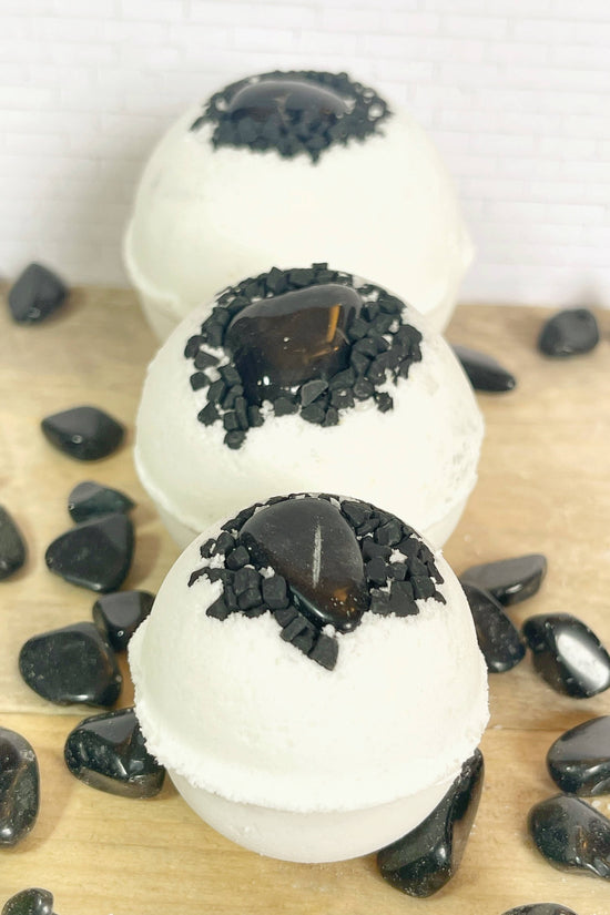 Obsidian & Black Lava Salt Bath Bomb