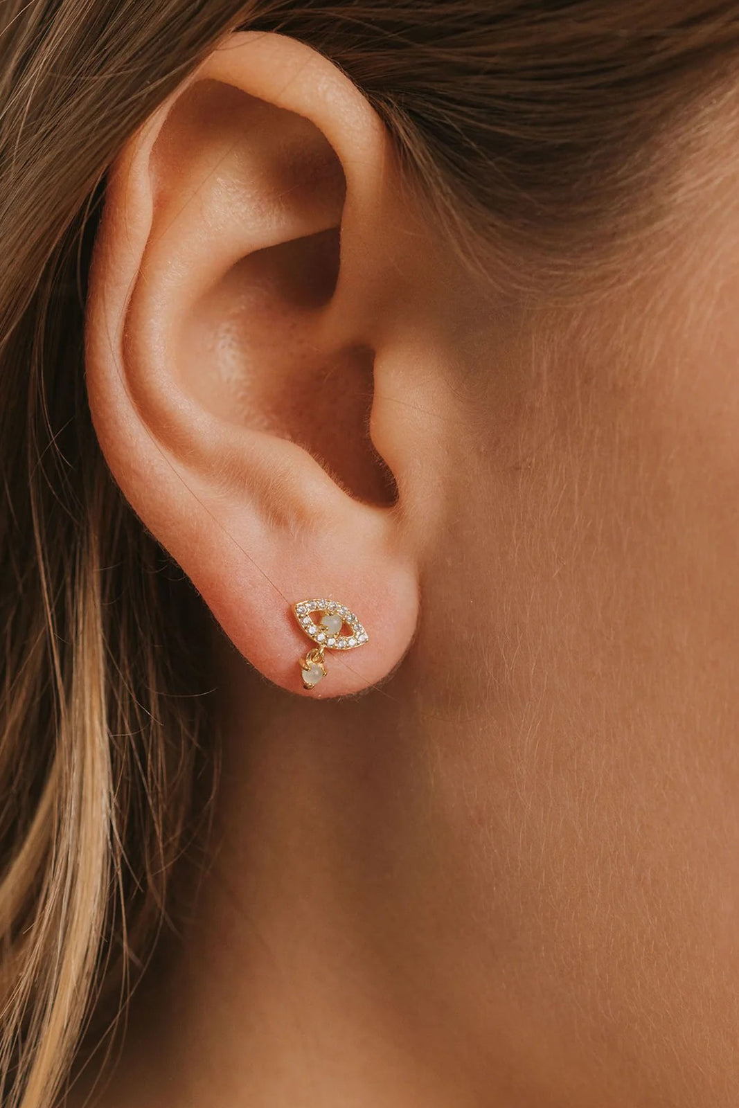 Evil Eye Drop Earrings