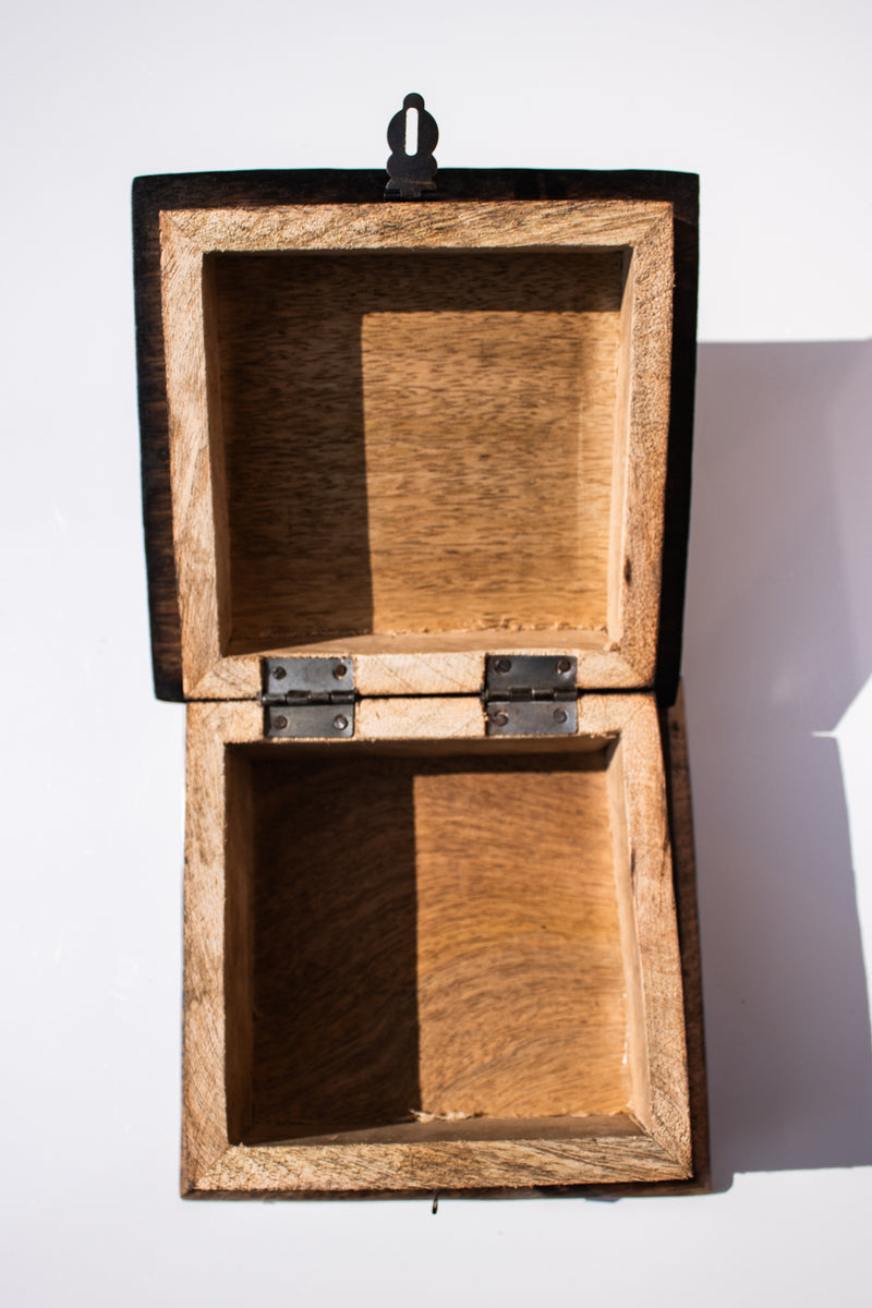 Hamsa Wood Box – Selene Stone