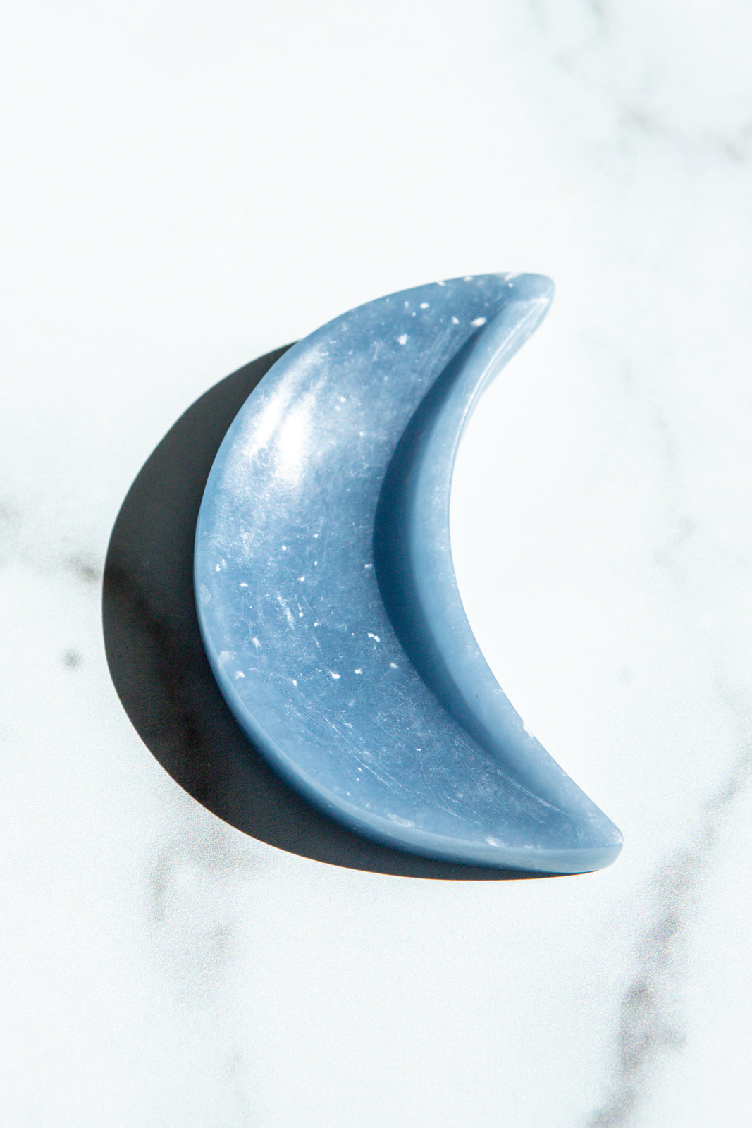 Angelite Moon Dish
