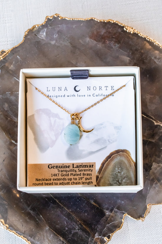 Larimar Celestial Being Necklace