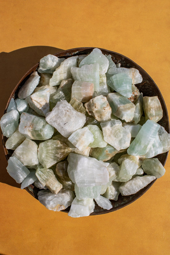 Load image into Gallery viewer, Green Calcite Small Raw Piece

