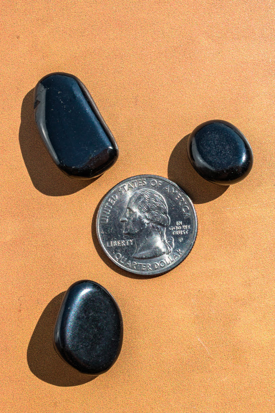 Load image into Gallery viewer, Shungite Tumbled Stone
