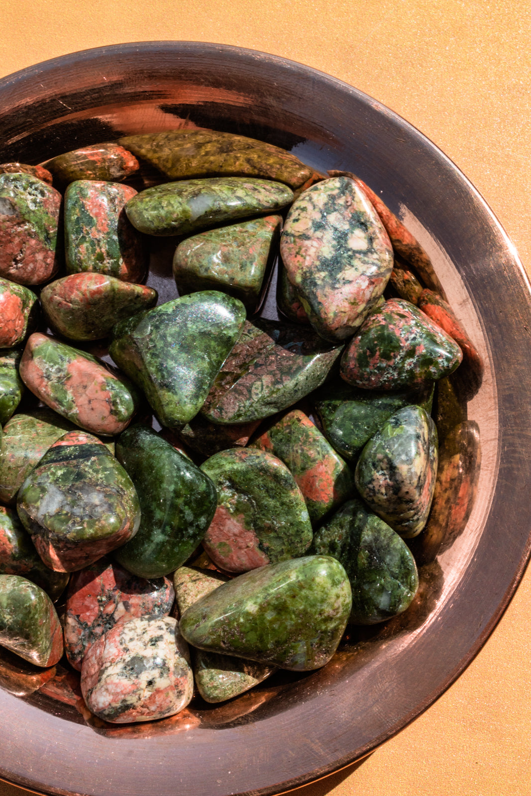 Load image into Gallery viewer, Unakite Tumbled Stone
