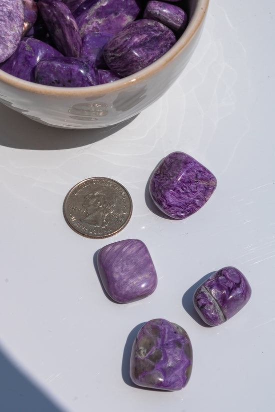 Charoite Tumbled Stone