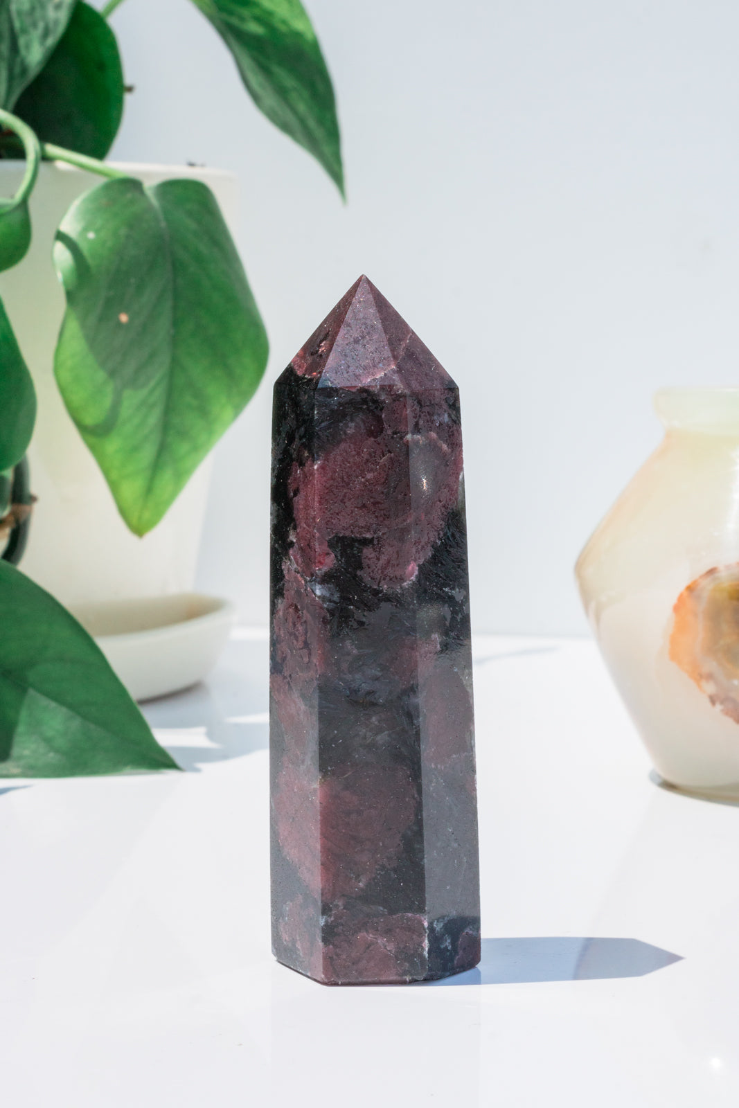 Green Garnet Tumbled Pocket Stone - Minera Emporium Crystal & Mineral Shop