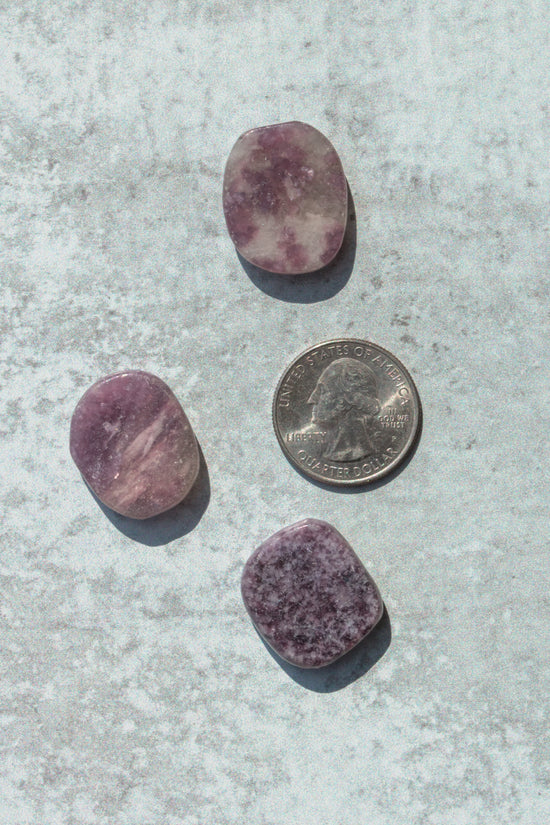 Lepidolite Smooth Stone