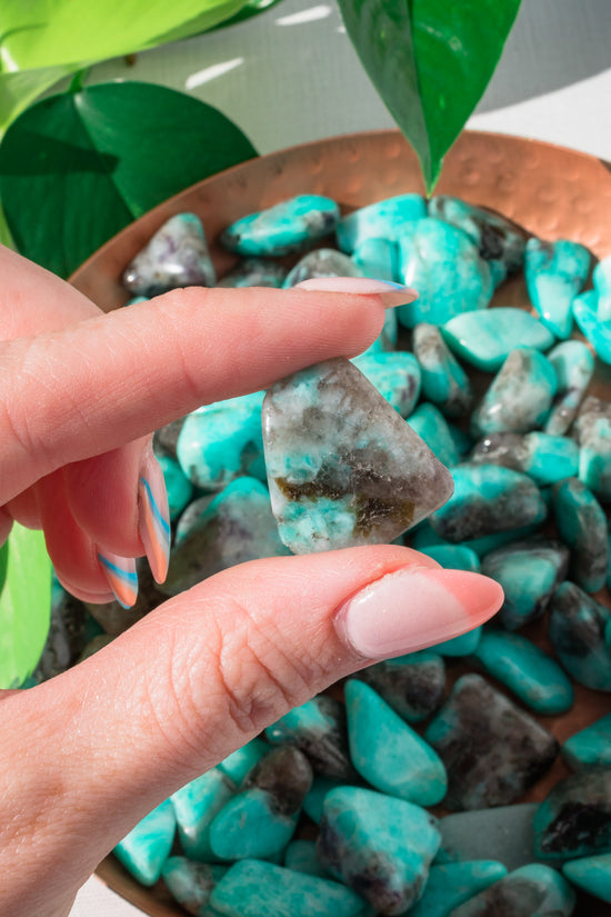Load image into Gallery viewer, Amazonite Tumbled Stone
