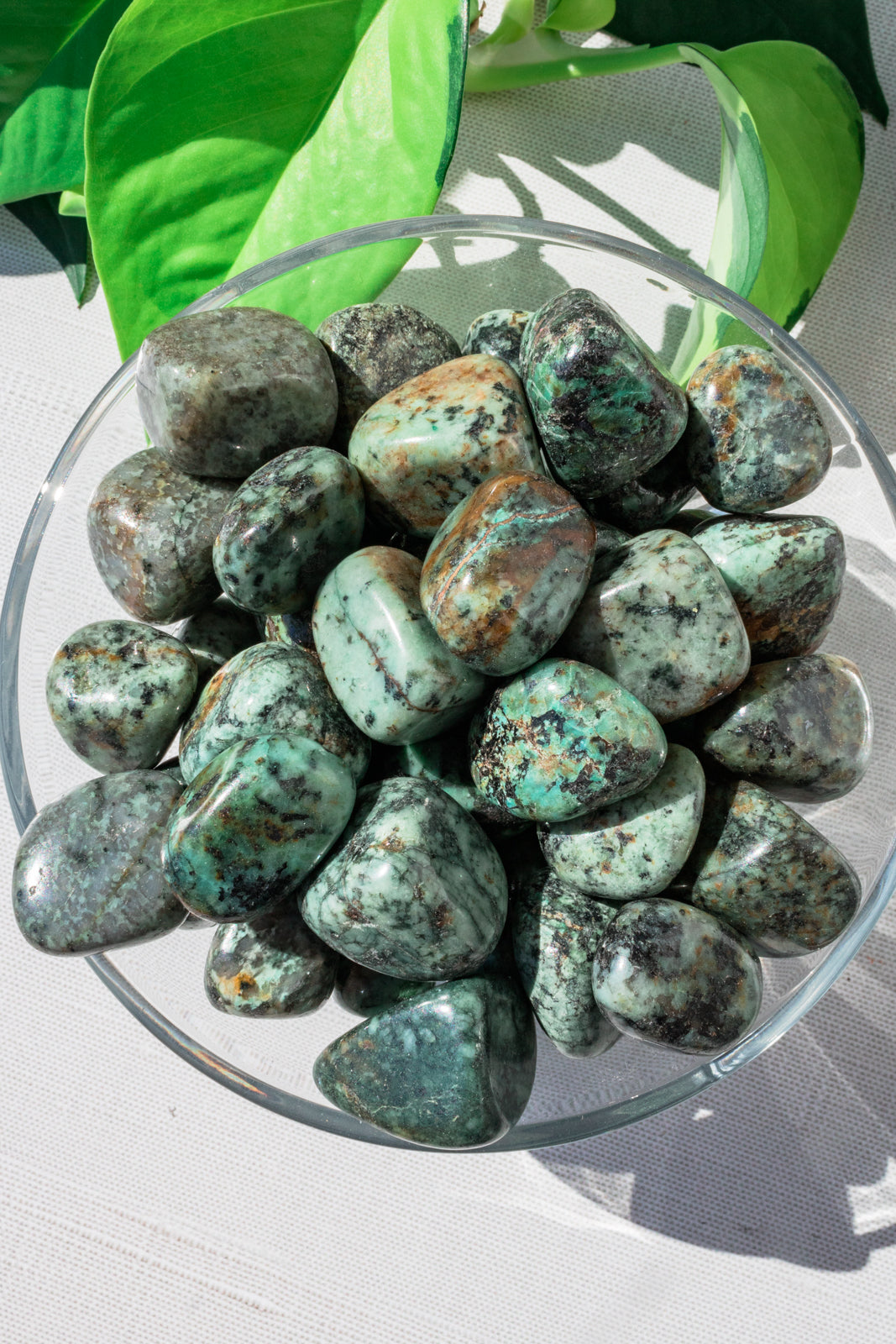 Load image into Gallery viewer, African Turquoise Tumbled Stone

