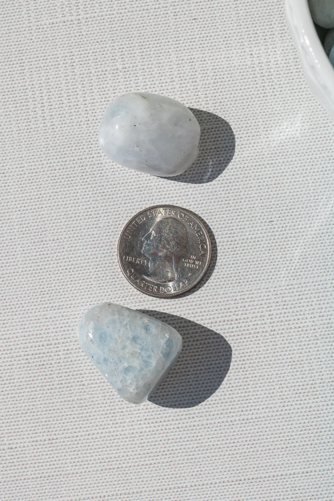 Load image into Gallery viewer, Blue Calcite Tumbled Stone

