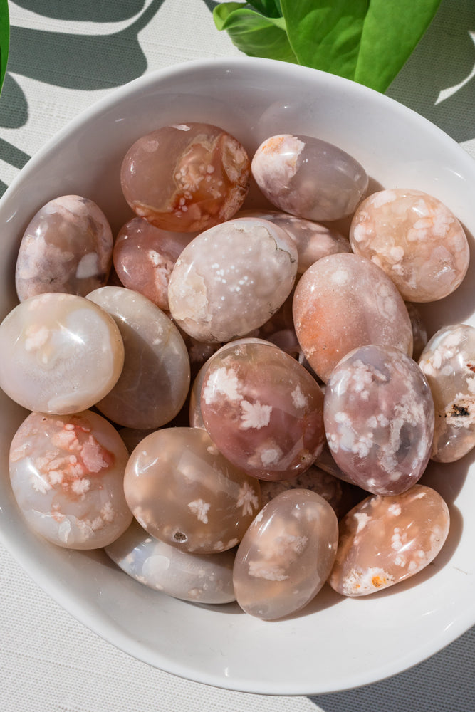 Flower Agate Pebble