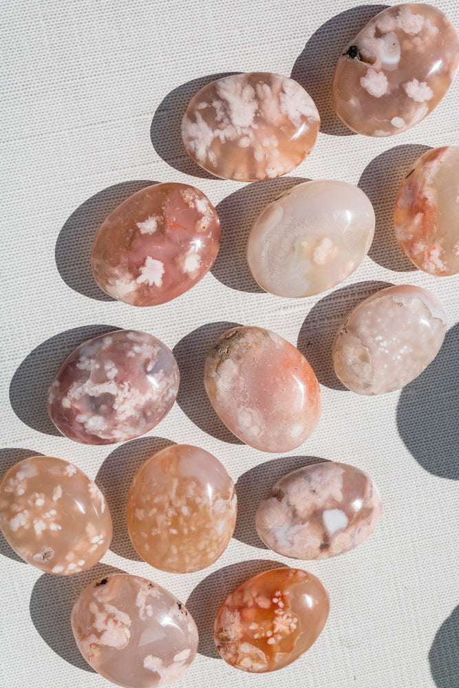 Flower Agate Pebble