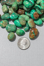 Natural Green Turquoise Tumbled Stone