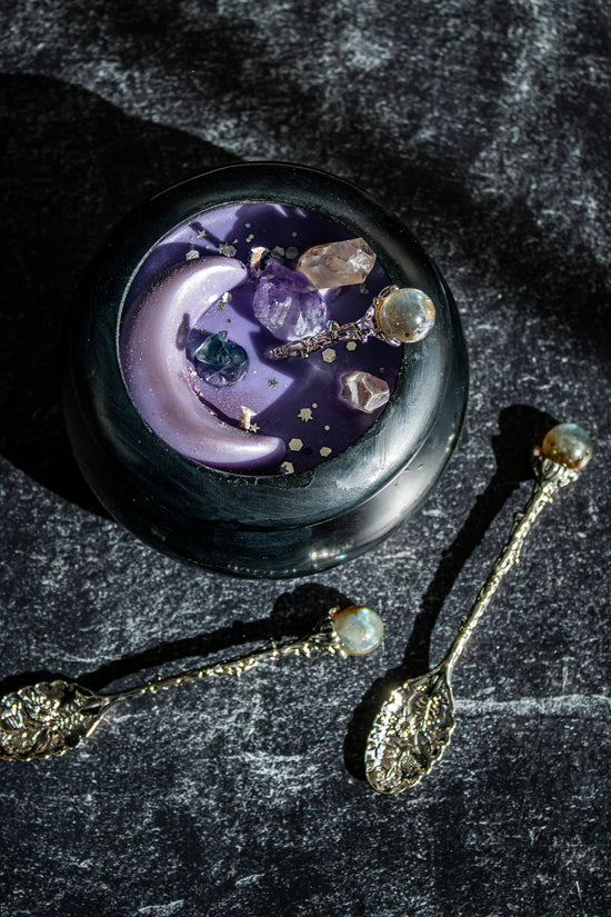 Crystal Potion Cauldron Candle