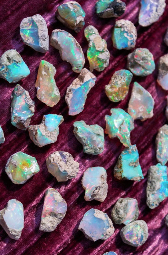 raw ethiopian opal