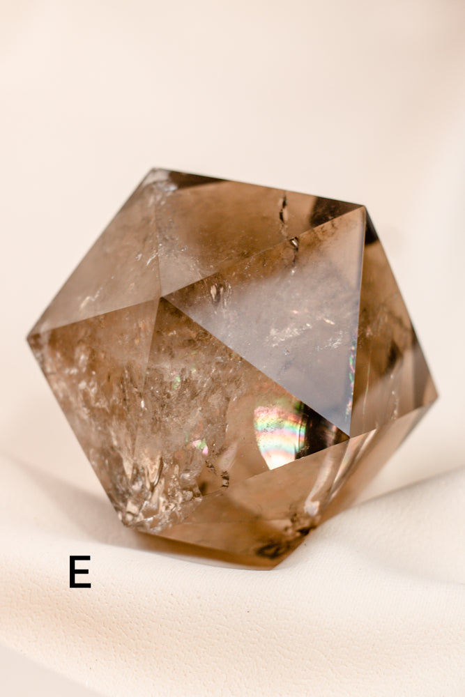 Smoky Quartz Faceted Pieces