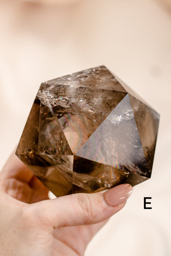 Load image into Gallery viewer, Smoky Quartz Faceted Pieces

