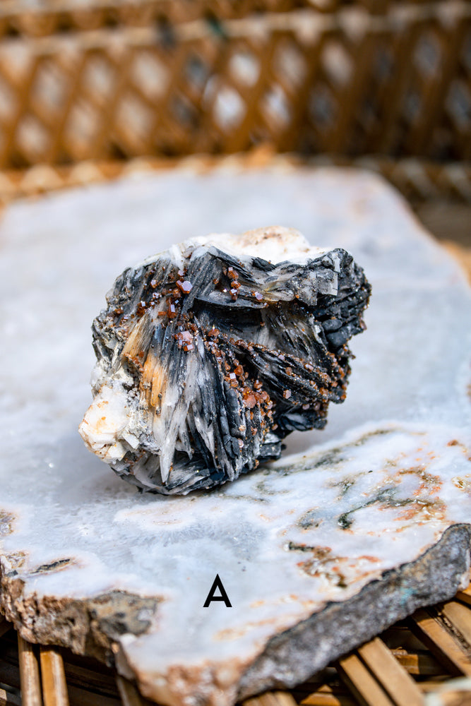 Vanadinite, Goethite & Cerrusite Cluster