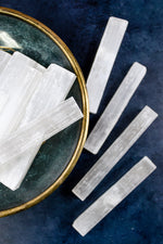 Satin Spar Selenite Small Stick