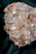 "Danae" Apophyllite with Stilbite Cluster