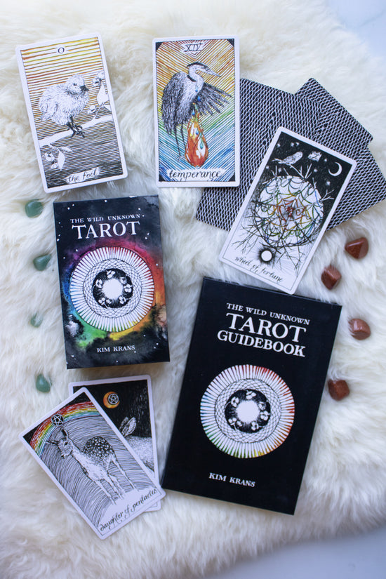 Load image into Gallery viewer, The Wild Unknown Tarot Deck &amp;amp; Guidebook

