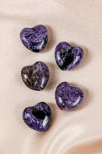 Charoite Heart