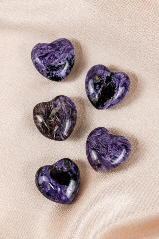 Load image into Gallery viewer, Charoite Heart
