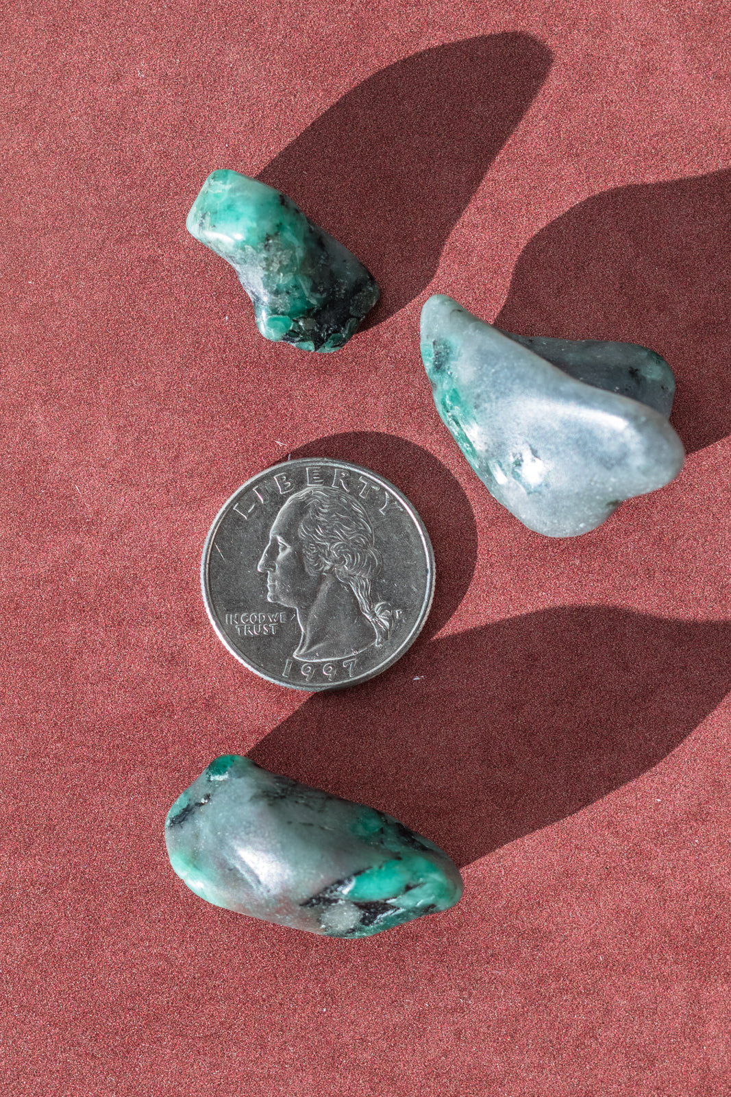Emerald Tumbled Stone
