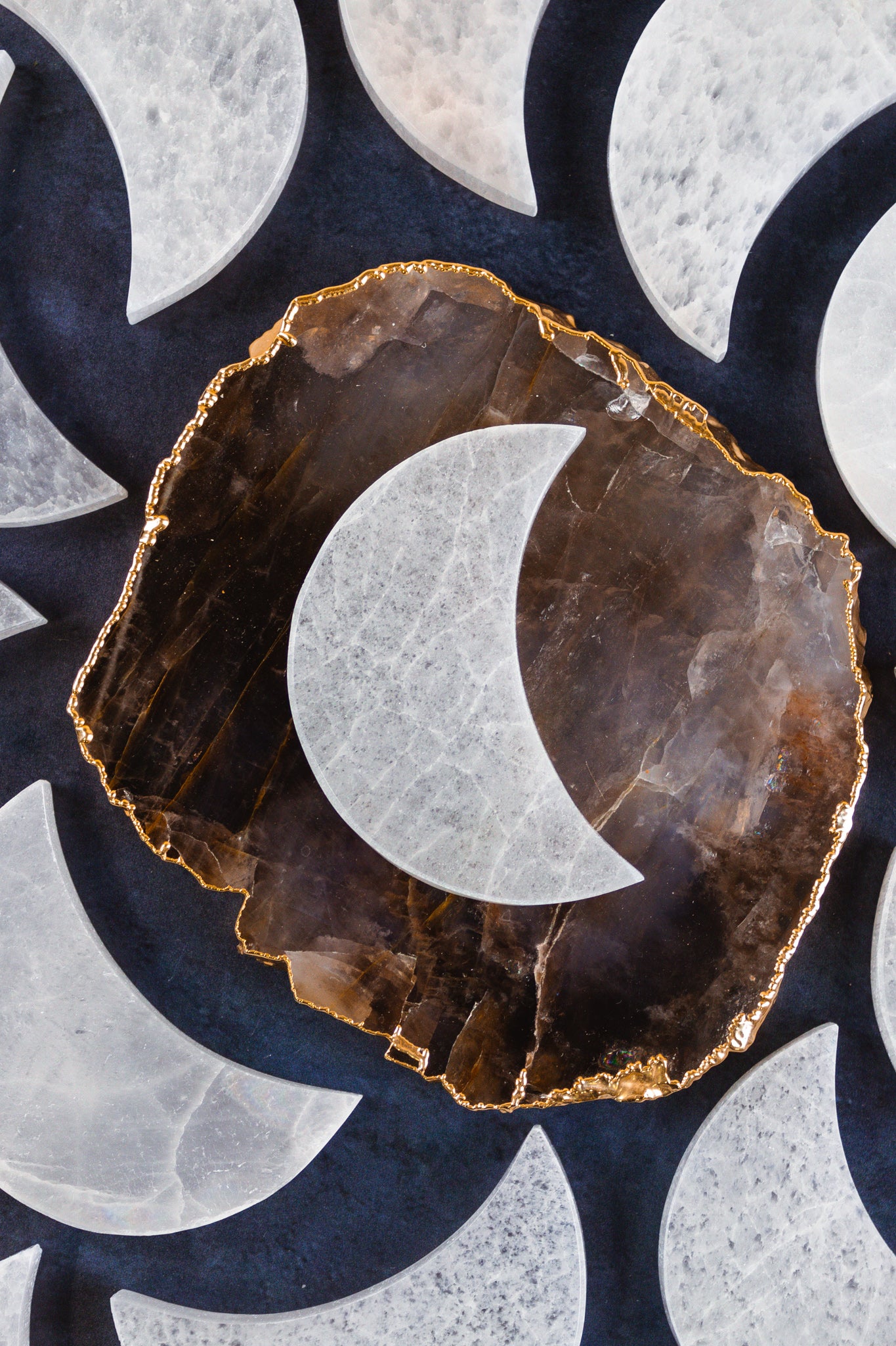 Load image into Gallery viewer, Satin Spar Selenite Moon
