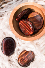 Red Tiger Eye Worry Stone