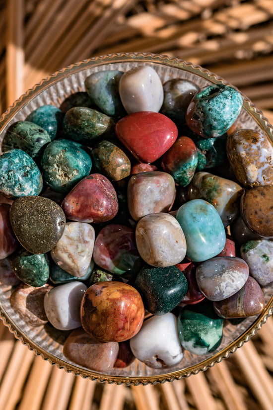 Load image into Gallery viewer, Ocean Jasper Tumbled Stone
