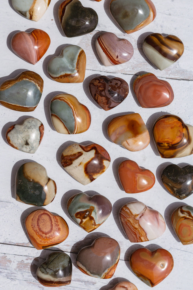 Polychrome Jasper Small Heart