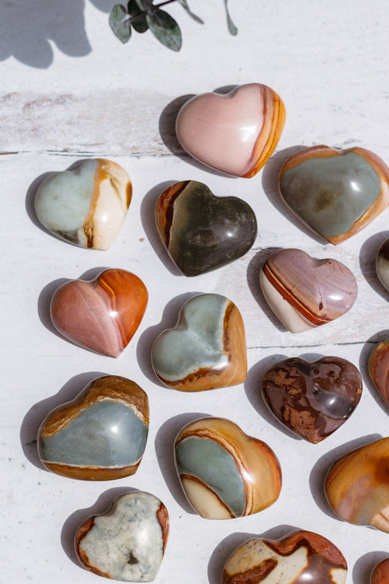 Load image into Gallery viewer, Polychrome Jasper Small Heart
