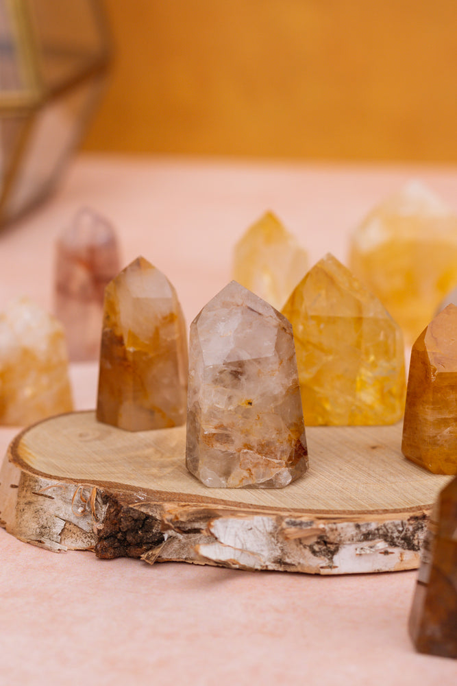 Hematoid Quartz Point
