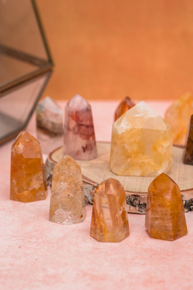 Hematoid Quartz Point