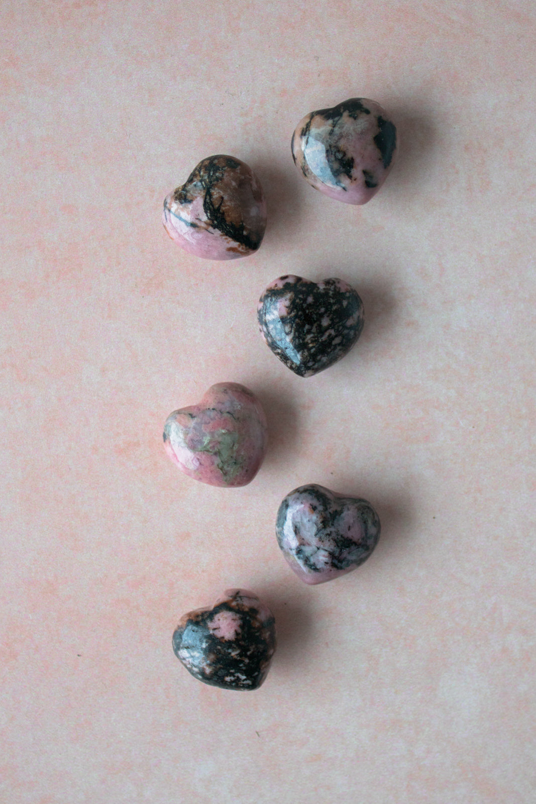 Load image into Gallery viewer, Rhodonite Extra Small Heart

