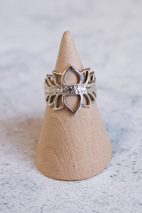 Lotus Crown Ring