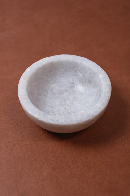 White Marble Burner Bowl