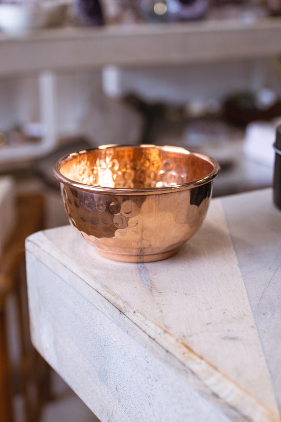 Copper Offering Bowl