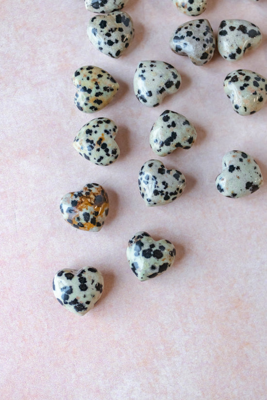Load image into Gallery viewer, Dalmatian Jasper Mini Heart
