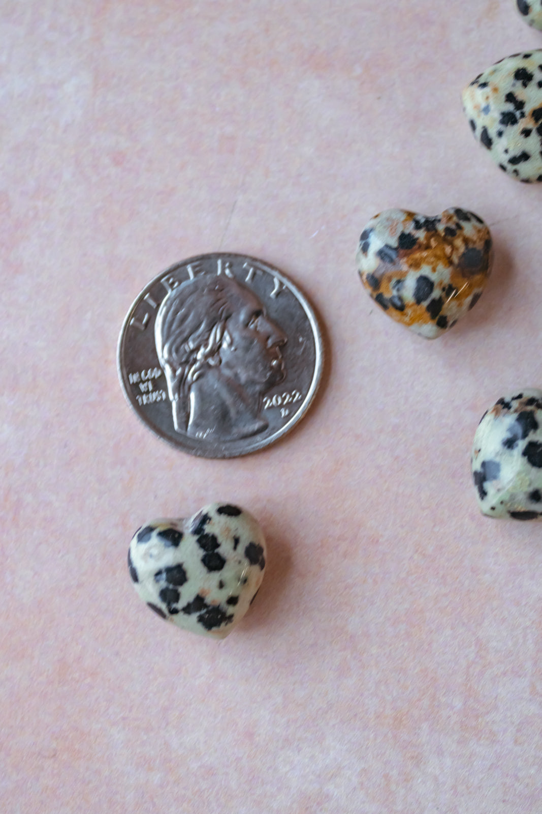 Load image into Gallery viewer, Dalmatian Jasper Mini Heart
