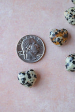 Dalmatian Jasper Mini Heart