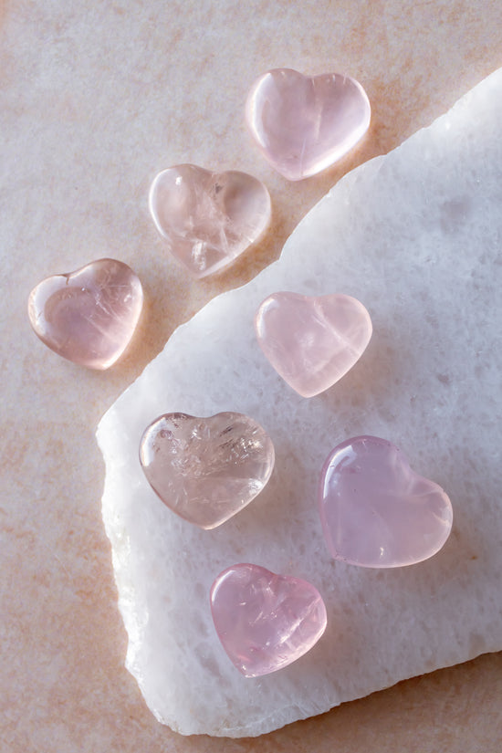 Rose Quartz Heart