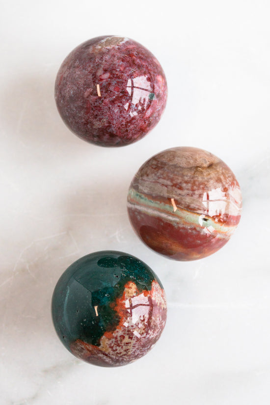 Ocean Jasper Sphere