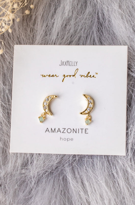 Moon Drop Earrings