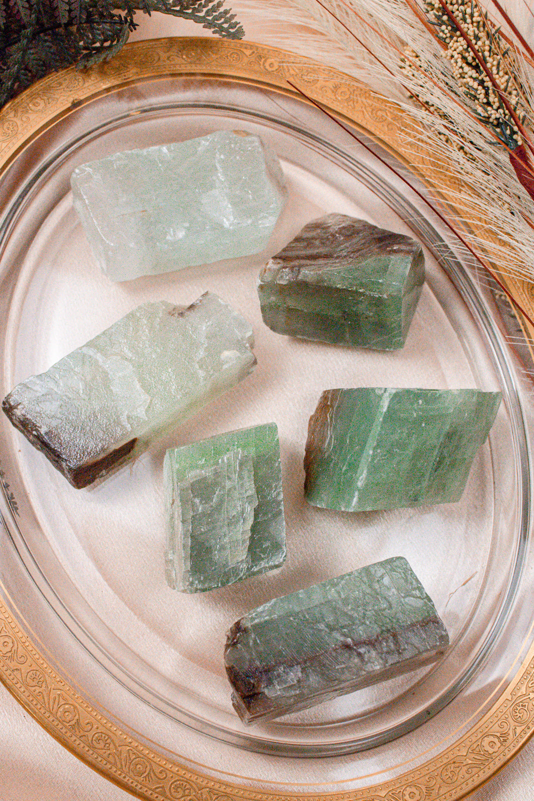Green Calcite Piece